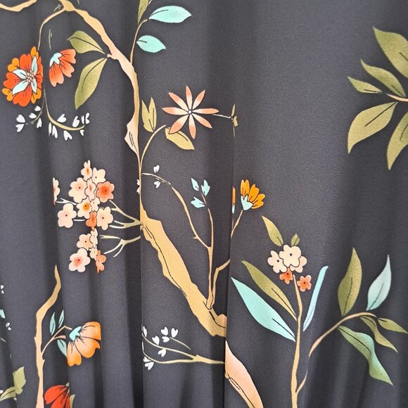 Nanette Lepore Floral Print Long Sleeve Dress - Picture 3 of 3